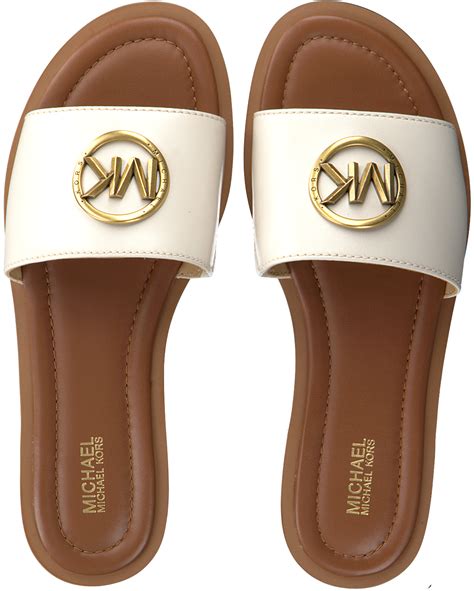 michael kors slippers on sale|Michael Kors slides with studs.